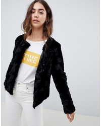 Vero Moda Faux Fur Crop Jacket