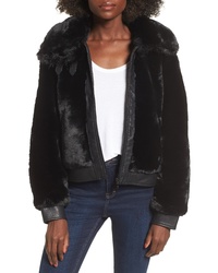 BLANKNYC Faux Fur Jacket