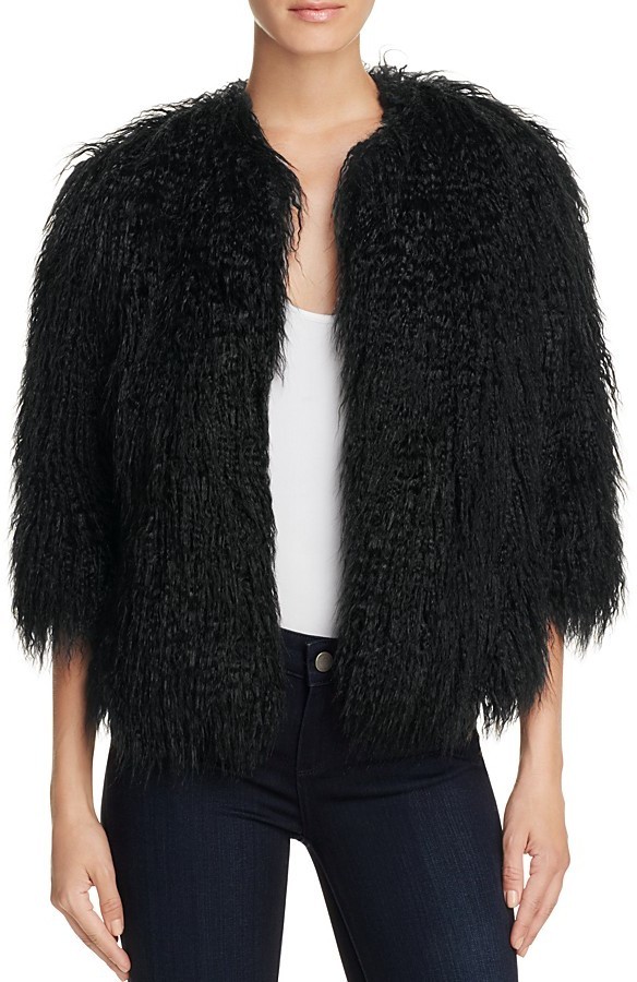 Theory clearance fur jacket