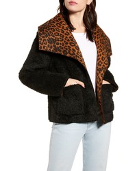 MinkPink Let It Happen Faux Fur Reversible Jacket