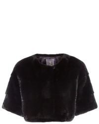 Lilly E Violetta Sarah Mink Fur Cropped Jacket