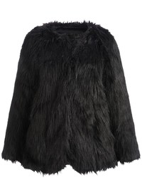 Long Haired Fake Fur Coat