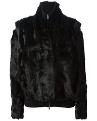 Maison Margiela Zip Up Fur Jacket