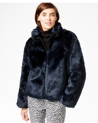 Michael Kors Womens Faux Fur Trim Down Puffer CoatBlackS  Walmartcom