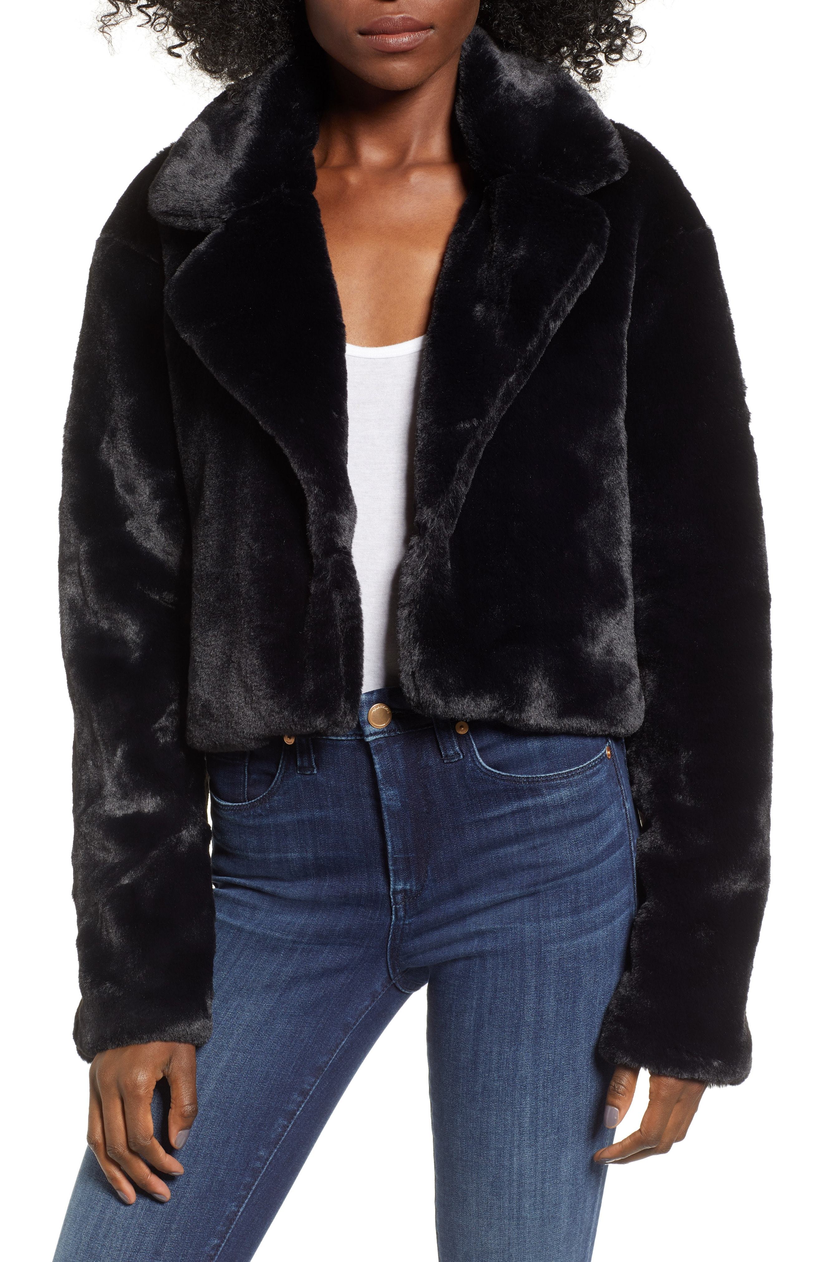 TIGER MIST Mimi Faux Fur Jacket, $71 | Nordstrom | Lookastic