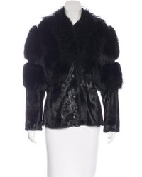 Lanvin Mixed Fur Jacket