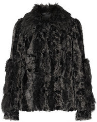 Anna Sui Ombr Faux Fur Coat