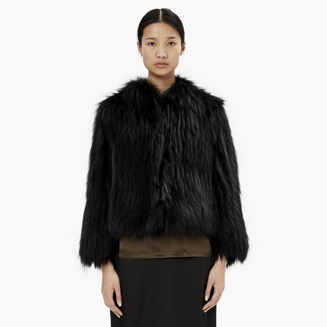 Theory Fox Fur Coat, $1,995 | Theory | Lookastic