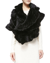Belle Fare Knitted Mink Fur Wrap