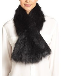 Donna Salyers Fabulous Furs Faux Fur Pull Through Scarf