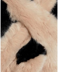 Ted Baker Faux Fur Contrast Scarf