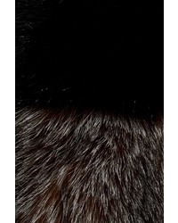 Mitchies Two Tone Genuine Dyed Fox Fur Pull Thru Collar