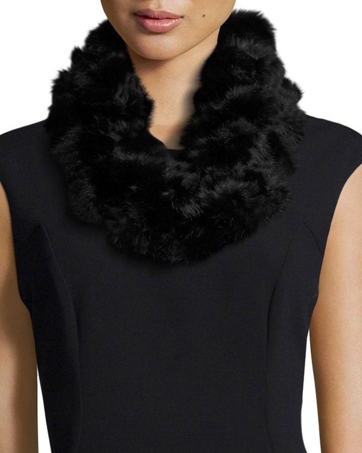 Adrienne landau deals fur scarf