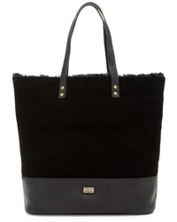 Australia Luxe Collective Brooklyn Genuine Shearling Lined Suede Tote