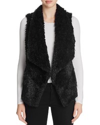 Calvin Klein Draped Faux Fur Vest