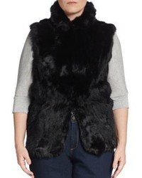 Dyed Rabbit Fur Vest