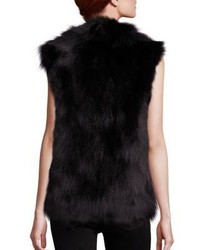 Adrienne Landau Fox Fur Vest