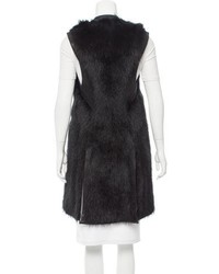 Givenchy Fur Leather Vest