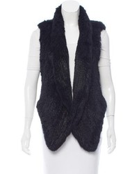 June Knitted Fur Vest