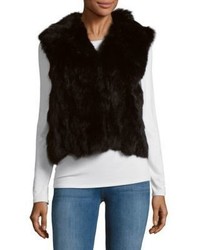Adrienne Landau Lamb Fur Vest