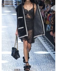 Dolce & Gabbana Panther Faux Fur Vest