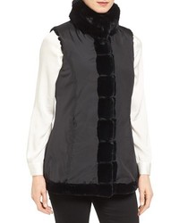Jones New York Reversible Faux Fur Vest