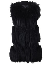 Rizal Knit Vest With Fur