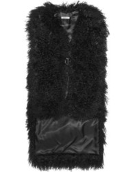 Givenchy Vest In Black Shearling