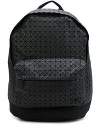 Black Geometric Backpack