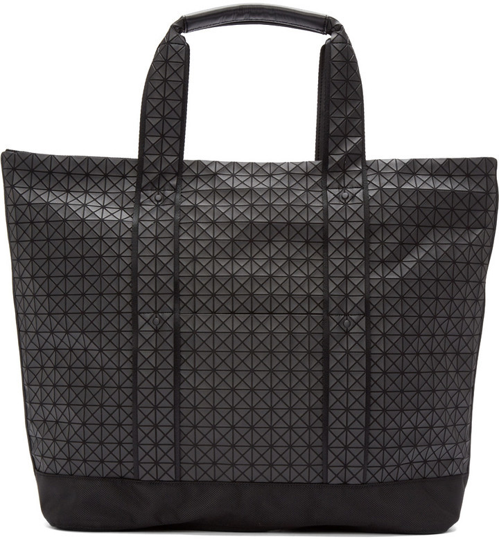 geometric tote bag