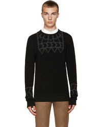 Kolor Black Embossed Sweater
