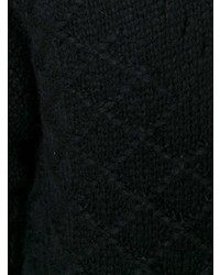 Tom Rebl Geometric Pattern Knit Sweater