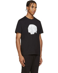 Markus Lupfer Black Geometric Skull Print T Shirt