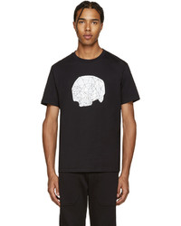 Markus Lupfer Black Geometric Skull Print T Shirt