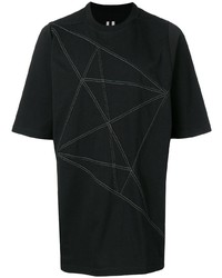 Rick Owens Geometric Pattern T Shirt