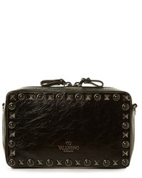 Valentino Rockstud Rolling Small Leather Cross Body Bag