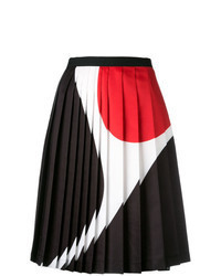 Black Geometric Full Skirt