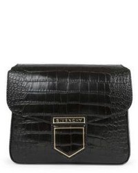 Givenchy Nobile Small Croc Embossed Leather Shoulder Bag