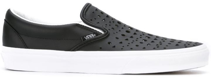 vans geometric slip on