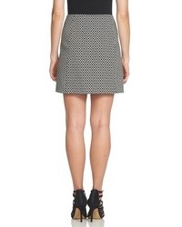1 STATE 1state Zip Front A Line Miniskirt