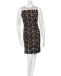 Diane von Furstenberg Reona Geometric Cutout Dress