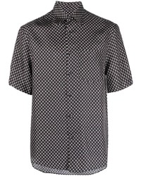 Lanvin Geometric Print Short Sleeve Shirt