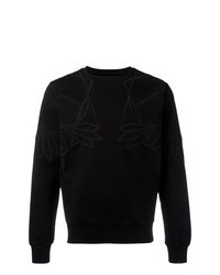 Black Geometric Sweatshirt
