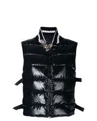 Ermanno Scervino Embellished Sleeveless Puffer Jacket