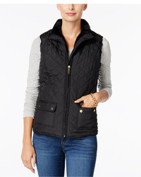 Charter Club Faux Fur Lined Puffer Vest Only At Macys