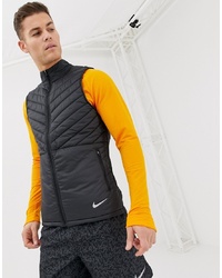 Nike Running Padded Vest In Black Ah0546 010