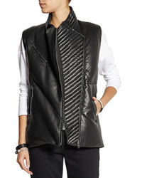 Helmut Lang Quilted Leather Vest