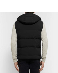 Dunhill Quilted Stretch Shell Hooded Down Gilet