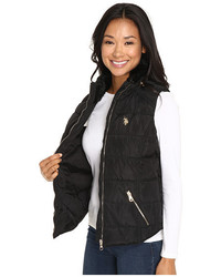 U.S. Polo Assn. Quilted Vest With Shirttail Hem