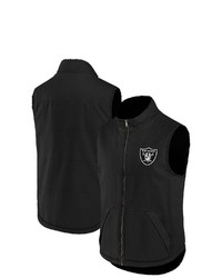 NFL X DARIUS RUCKE R Collection By Fanatics Black Las Vegas Raiders Full Zip Vest At Nordstrom